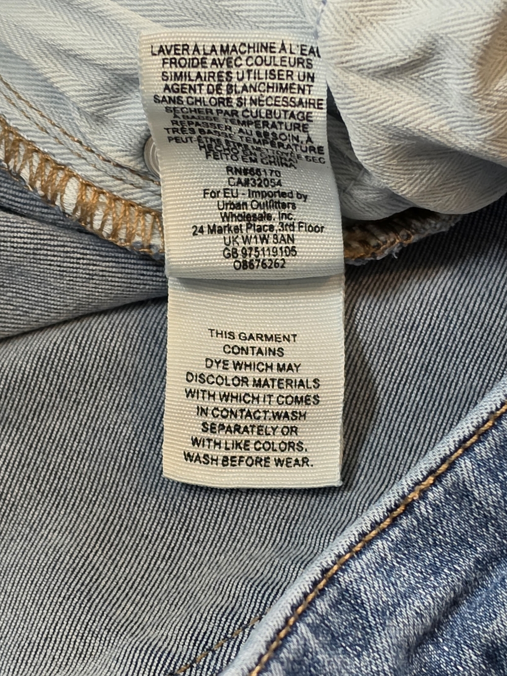 We The Free Flare Jeans Thick Cuff Womens 29 Med Light Wash Stretchy Mid Rise - Picture 13 of 13